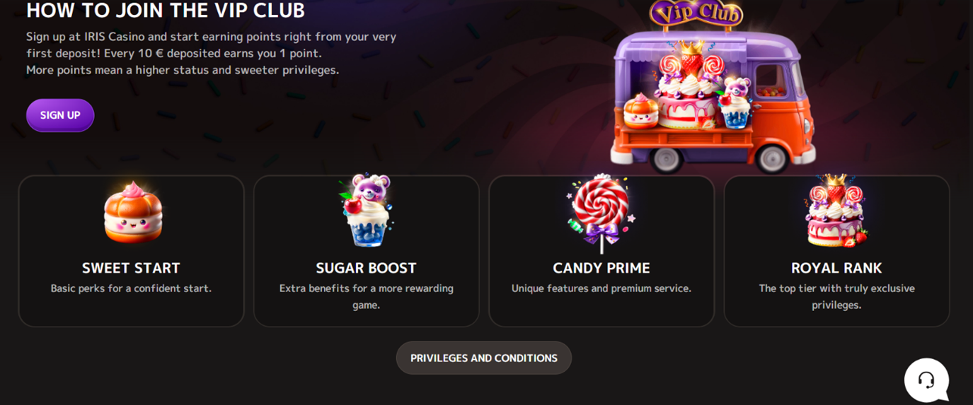 VIP Club at Iris Casino